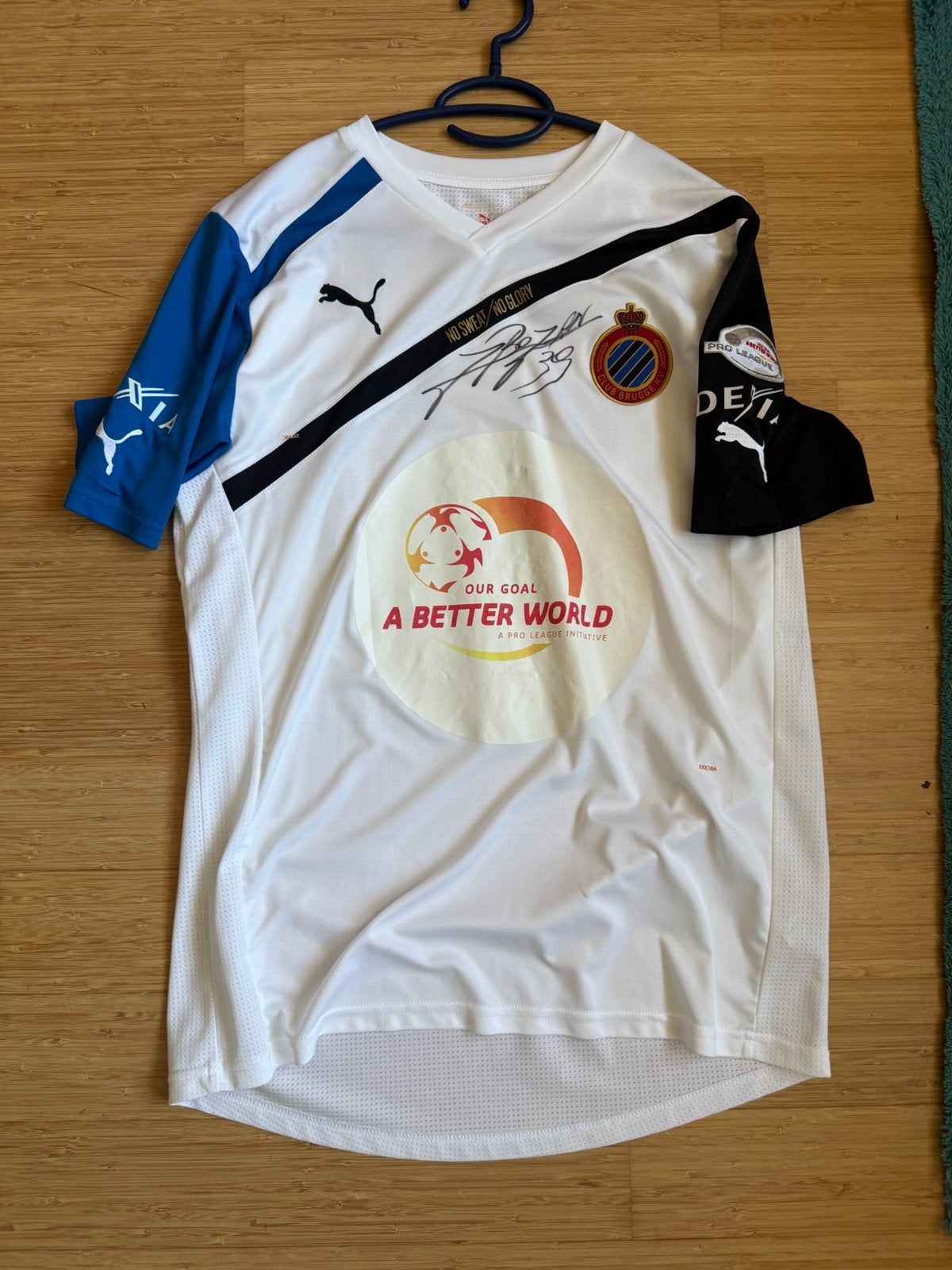 Club Brugge Jorgacevic porté pendant un match, Enlèvement ou Envoi, Utilisé, Maillot