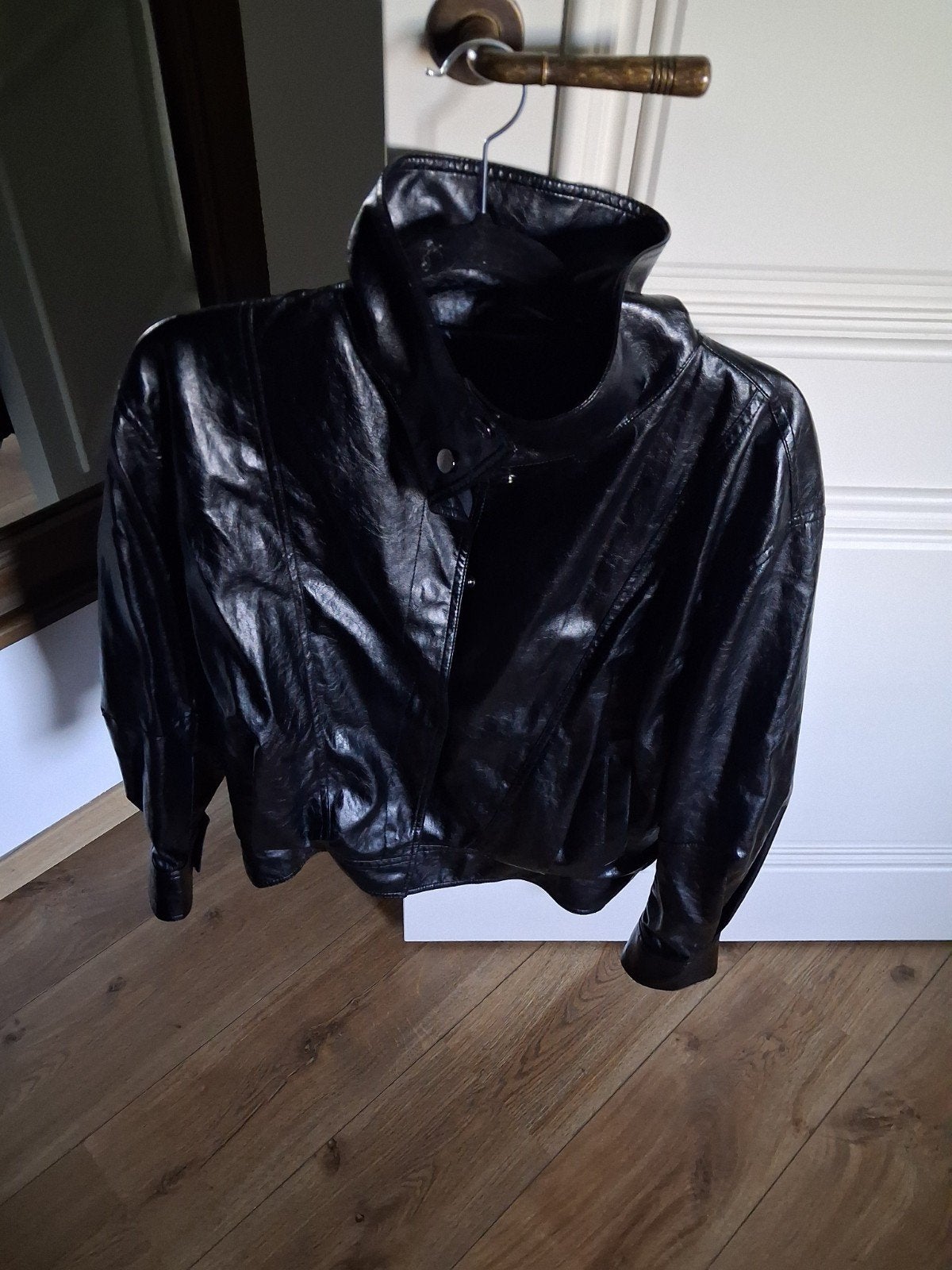Zara leather look jacket bomber, Kleding | Dames, Nieuw, Ophalen of Verzenden, Maat 36 (S), Zara