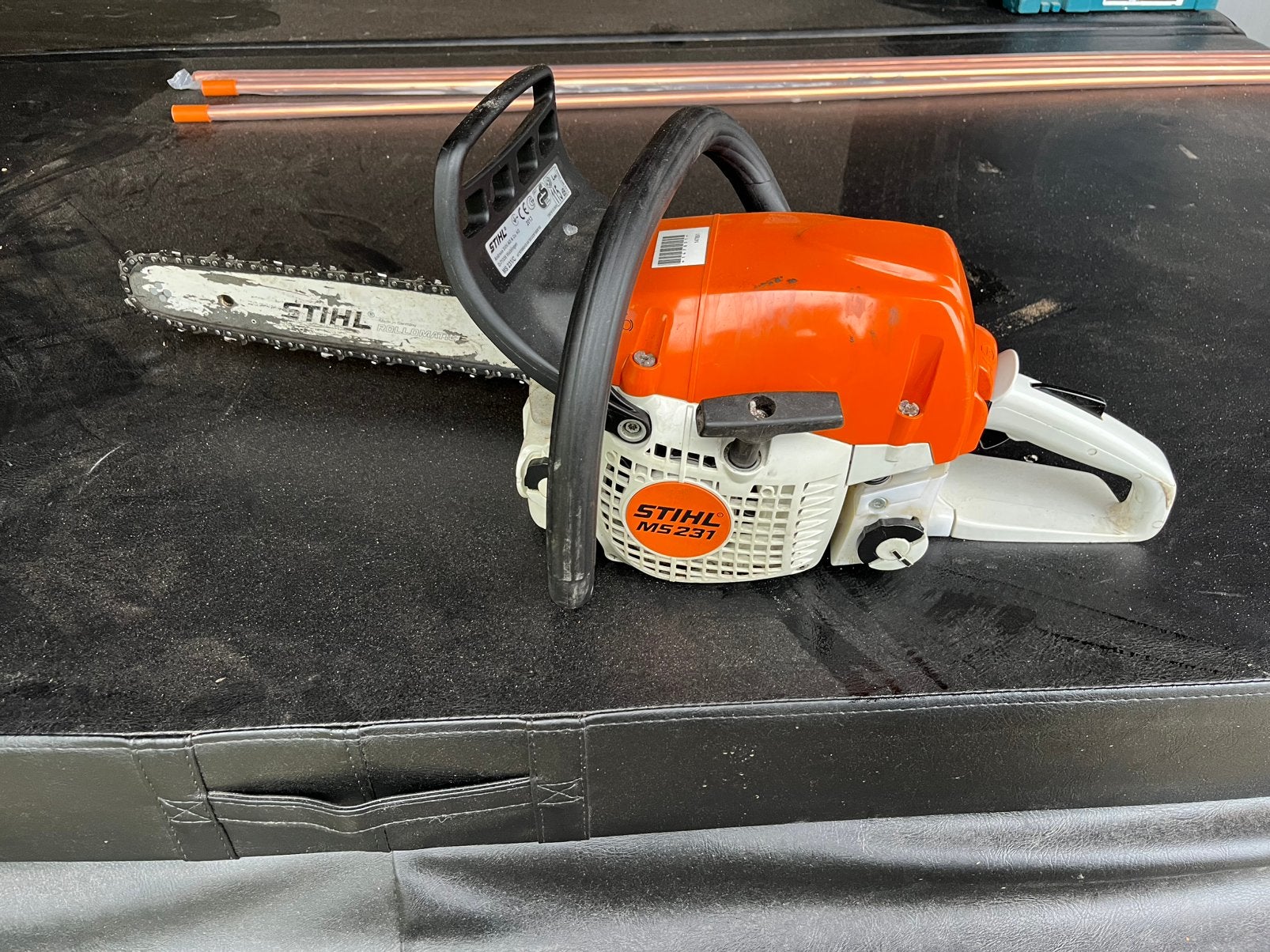 Stihl MS 231/ C benzine kettingzaag, Tronçonneuse, 1200 watts ou plus, 70 mm ou plus, Enlèvement