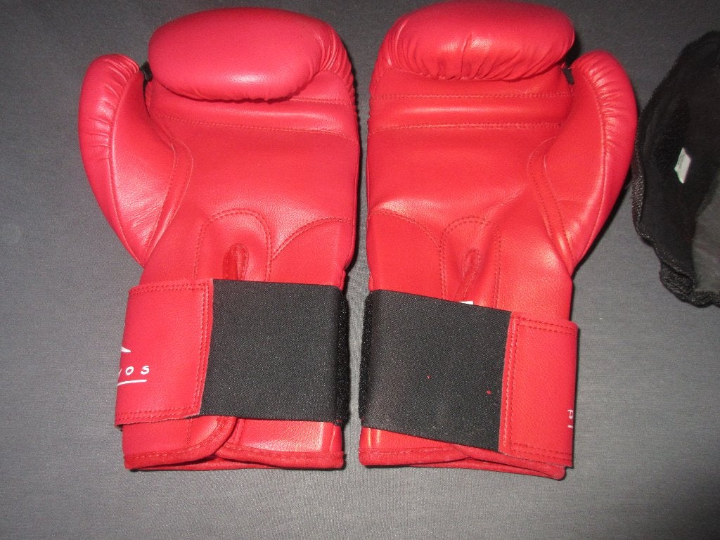 Domyos 12-OZ Bokshandschoenen voor training in prima staat, Sport en Fitness, Ophalen, Gebruikt, Bokshandschoenen
