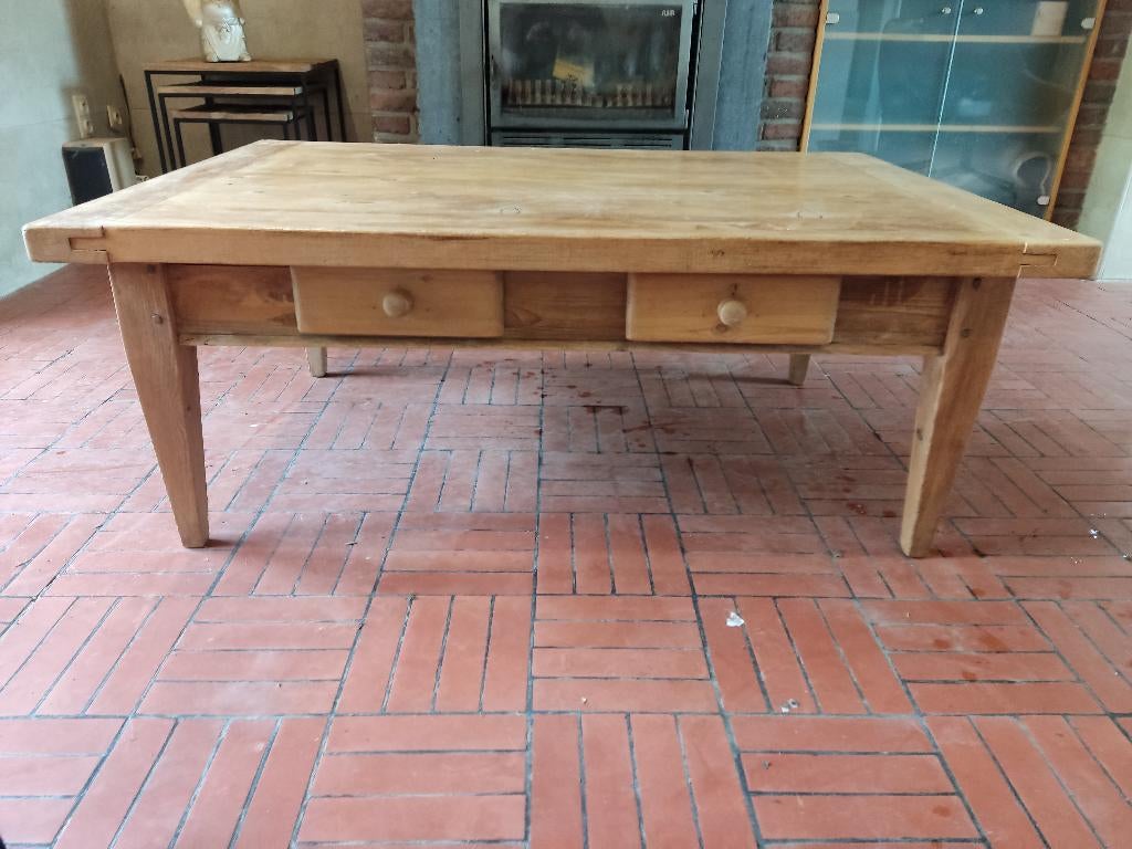 Table basse « Shakespeare » fabriquée à la main, Enlèvement, Comme neuf, Autres essences de bois