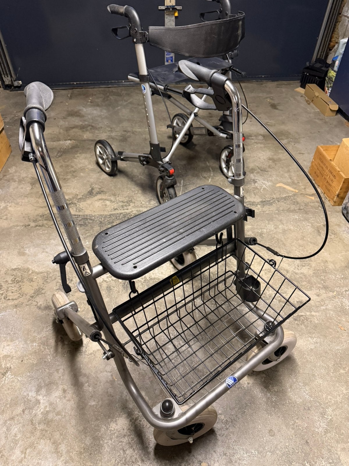 Rollator met mandje, Diversen, Ophalen, Gebruikt