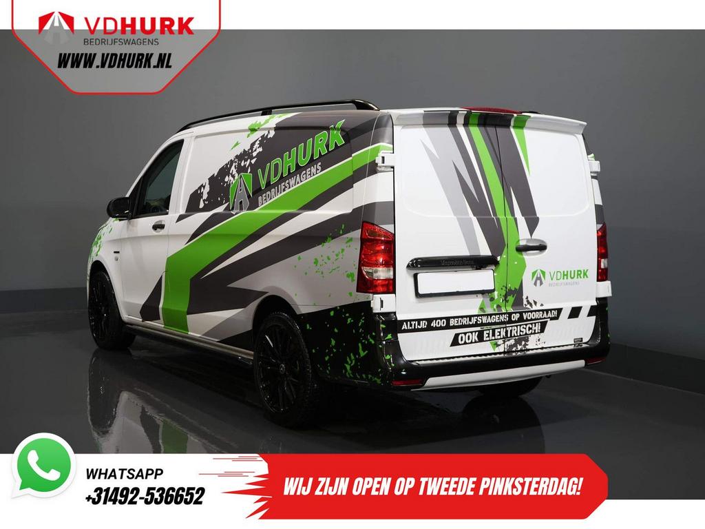 Mercedes-Benz eVito DEMO BPM VRIJ! 19"/ HG Zwart Pakket/ Spo, Automaat, Wit, Mercedes-Benz, Onderhoudsboekje