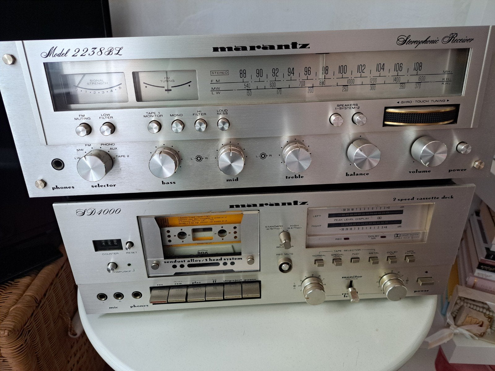 ampli tuner marantz 2238bl, TV, Hi-fi & Vidéo, Enlèvement, Marantz