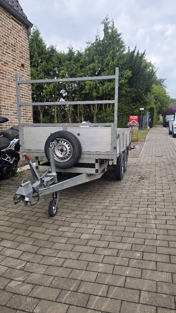 Geremde tweeassige aanhangwagen te koop, Ophalen, Gebruikt