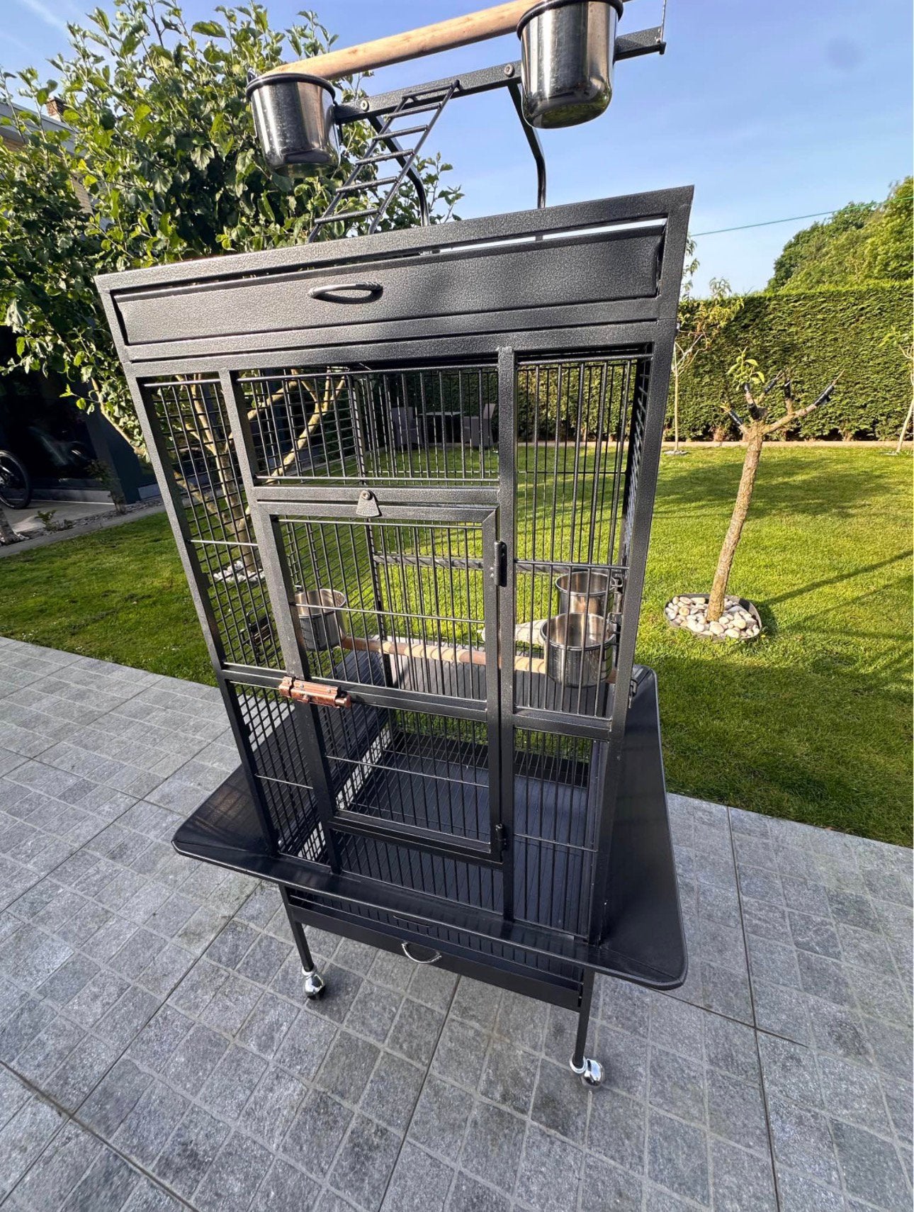 Vogelkooi / Cage à oiseaux, Animaux & Accessoires, Oiseaux | Cages & Volières, Enlèvement, Neuf, Aluminium, Cage à oiseaux