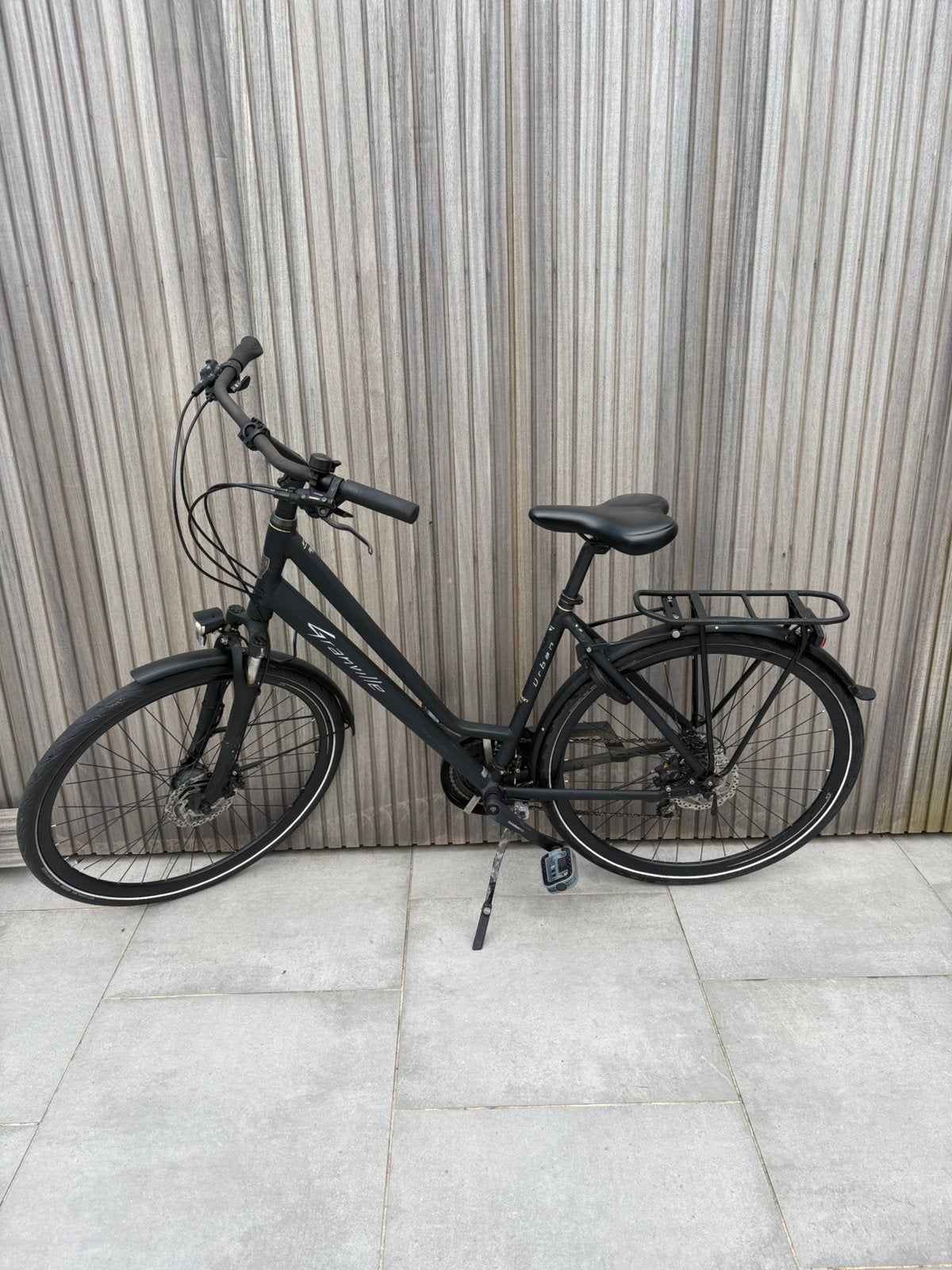 Dames fiets Granville, Fietsen en Brommers, Minder dan 10 versnellingen, Gebruikt, Schijfrem, Ophalen