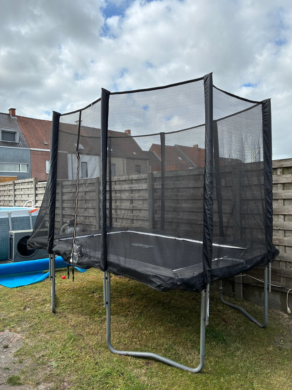 Rechthoekige trampoline Salta Premium Black 305 x 213 cm, Ophalen, Gebruikt