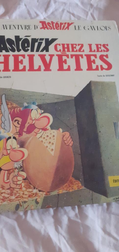 Asterix chez les Hèlvètes, Livres, Enlèvement