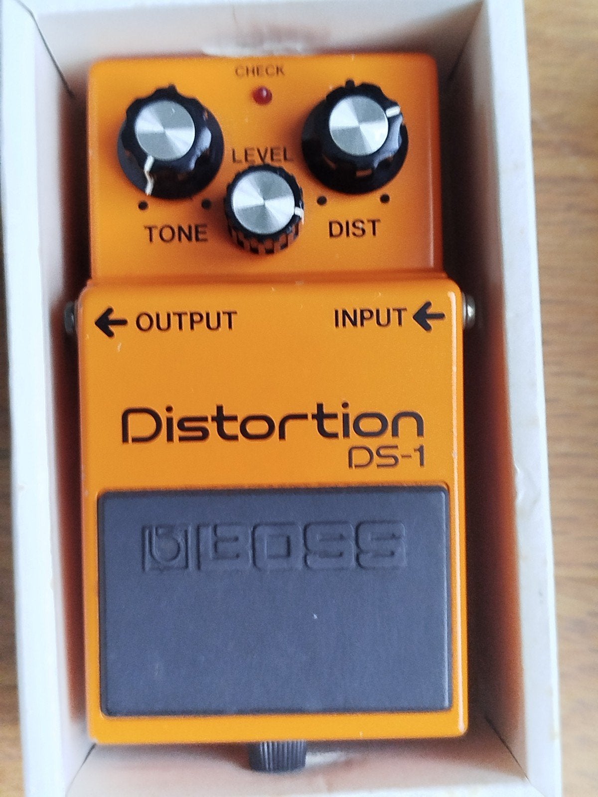 Boss DS-1 pedaal Gemaakt in Japan 1984, Ophalen of Verzenden, Gebruikt, Distortion, Overdrive of Fuzz