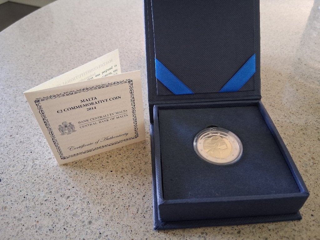 2 euro Malta 2014 Onafhankelijkheid 1964 Proof, Ophalen of Verzenden, Malta, 2 euro, Losse munt