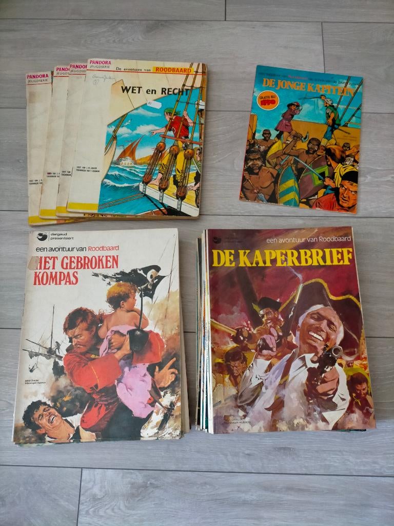 Roodbaard, Meerdere stripboeken, Ophalen, Gelezen