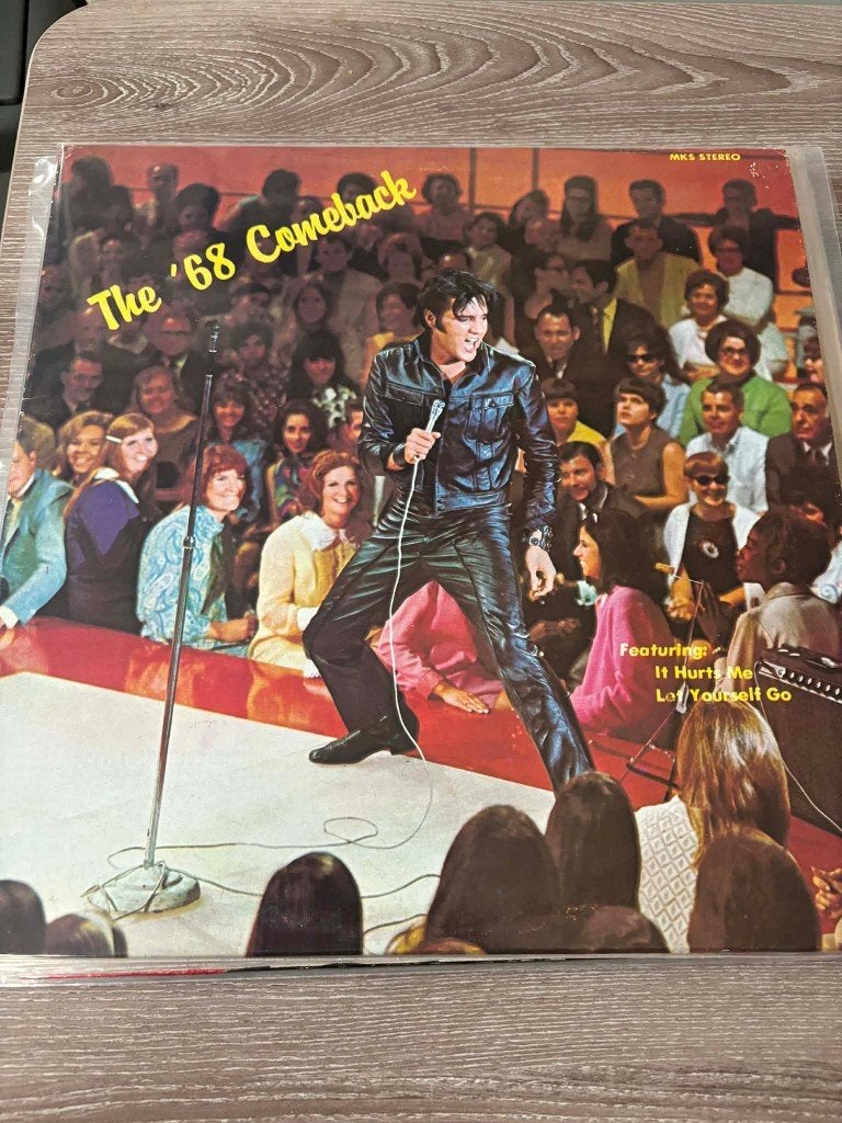 Elvis bootleg lp, The '68 comeback, van het Memphis label,, CD & DVD, Vinyles | Rock, Enlèvement ou Envoi, Rock 'n' roll, Utilisé