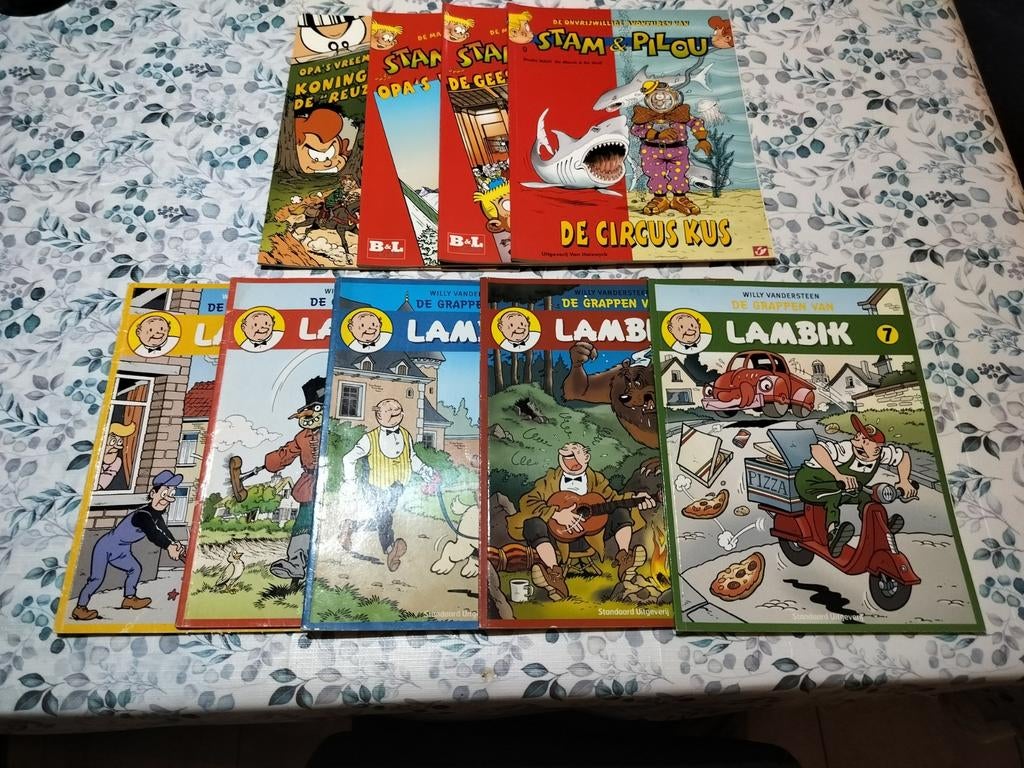 Lot van 9 strips, Boeken, Ophalen of Verzenden