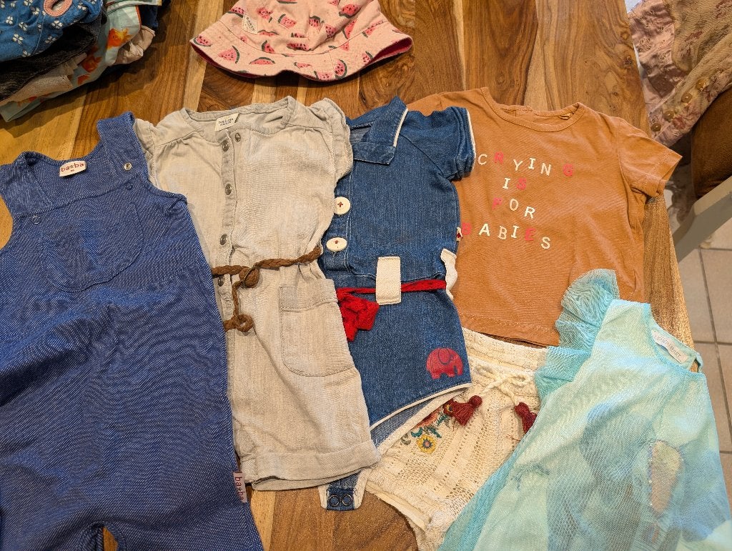 Zomerse kleding merken meisje 86, Kinderen en Baby's, Babykleding | Maat 86, Ophalen of Verzenden, Zo goed als nieuw, Meisje, Overige typen