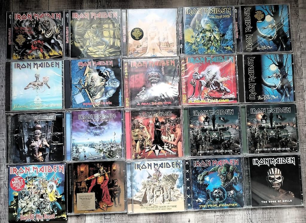 CD's Iron Maiden als nieuw of Nieuw - x24st., Ophalen of Verzenden, Zo goed als nieuw, Boxset