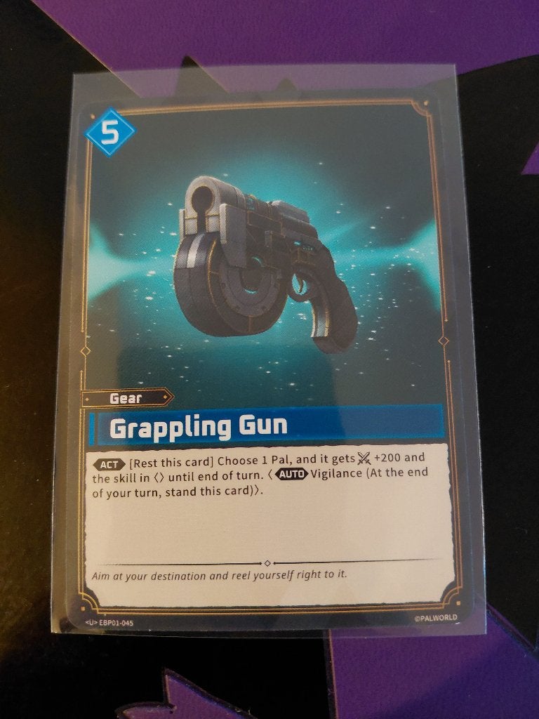 Palworld: Grappling Gun - <U> EBP01-045 (PRISTINE), Enlèvement ou Envoi, Neuf, Carte(s) à jouer