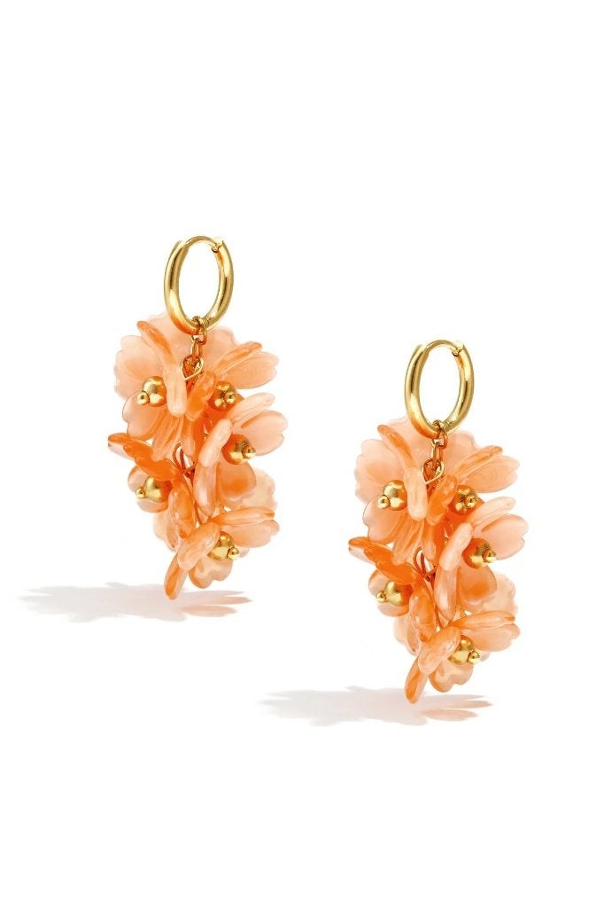 Charming Flower Drop Earrings for Spring/Summer, Bijoux, Sacs & Beauté, Enlèvement ou Envoi, Neuf, Vert