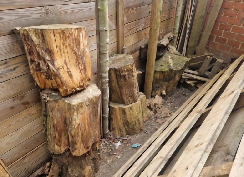 11 gros morceaux de bois de chauffage, tout est permis pour, Enlèvement