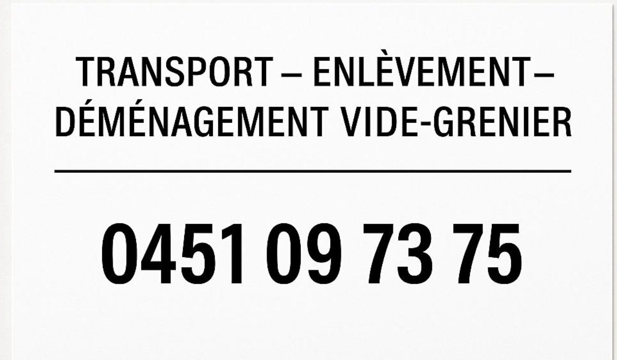 Transport, déménagement, déchetterie dépannage Moto