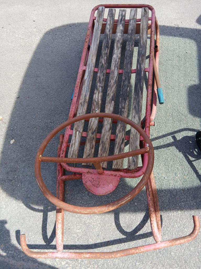 Traîneau vintage, Enlèvement