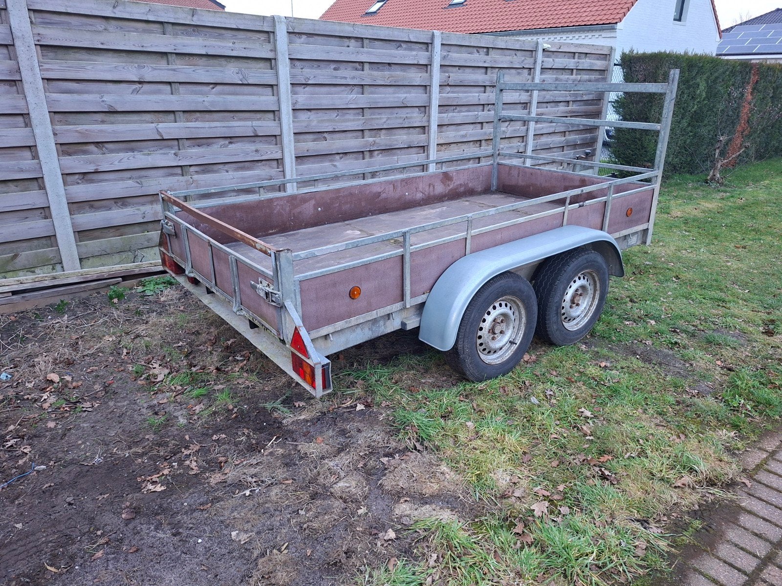Aanhangwagen 2700kg, Ophalen