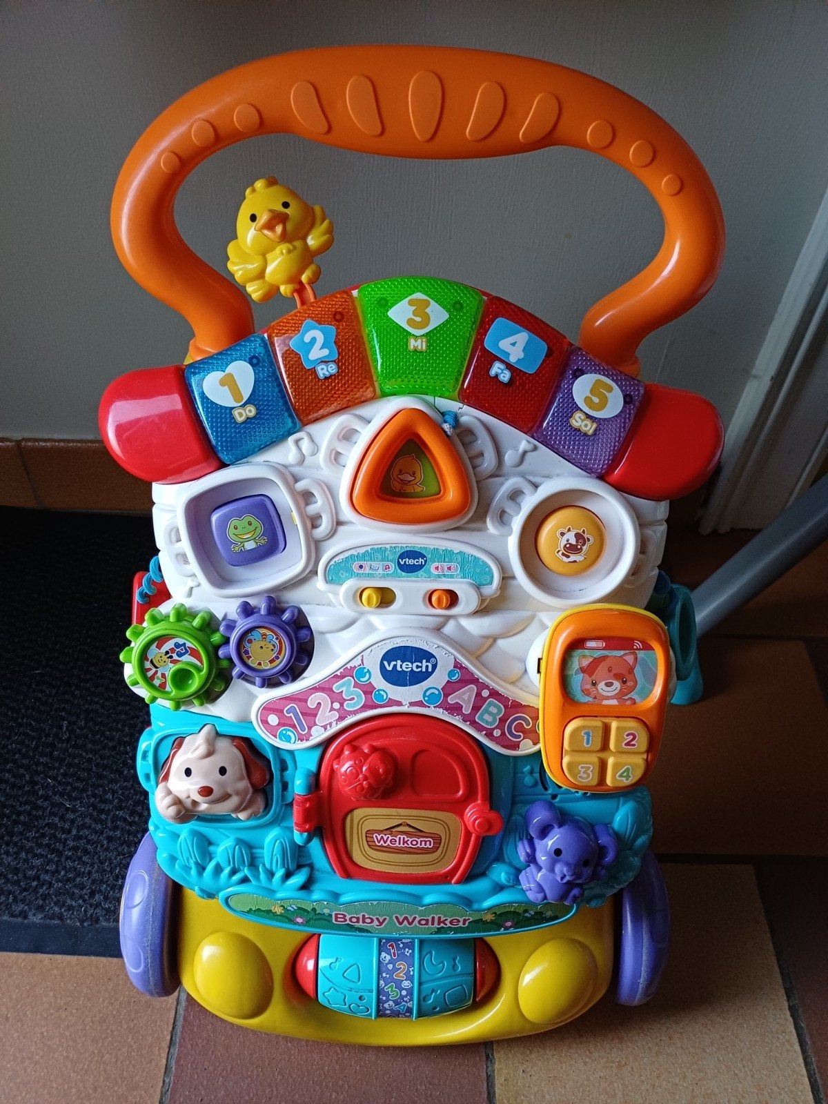 Looprek baby peuter, Ophalen