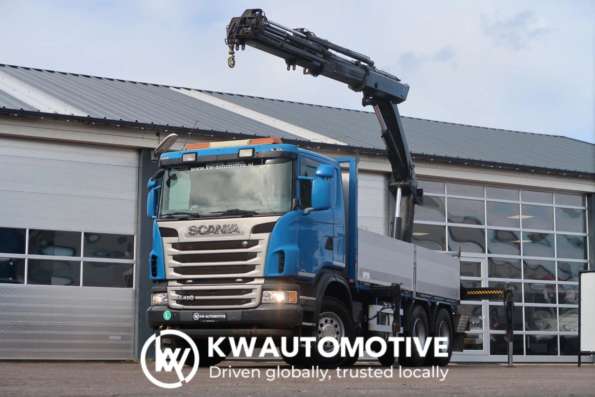 Scania G480 6X4LB/ HIAB 244 5 24T/ 3 PEDAL/ RETARDER/, Auto's, Automaat, Achterwielaandrijving, Euro 6, Scania