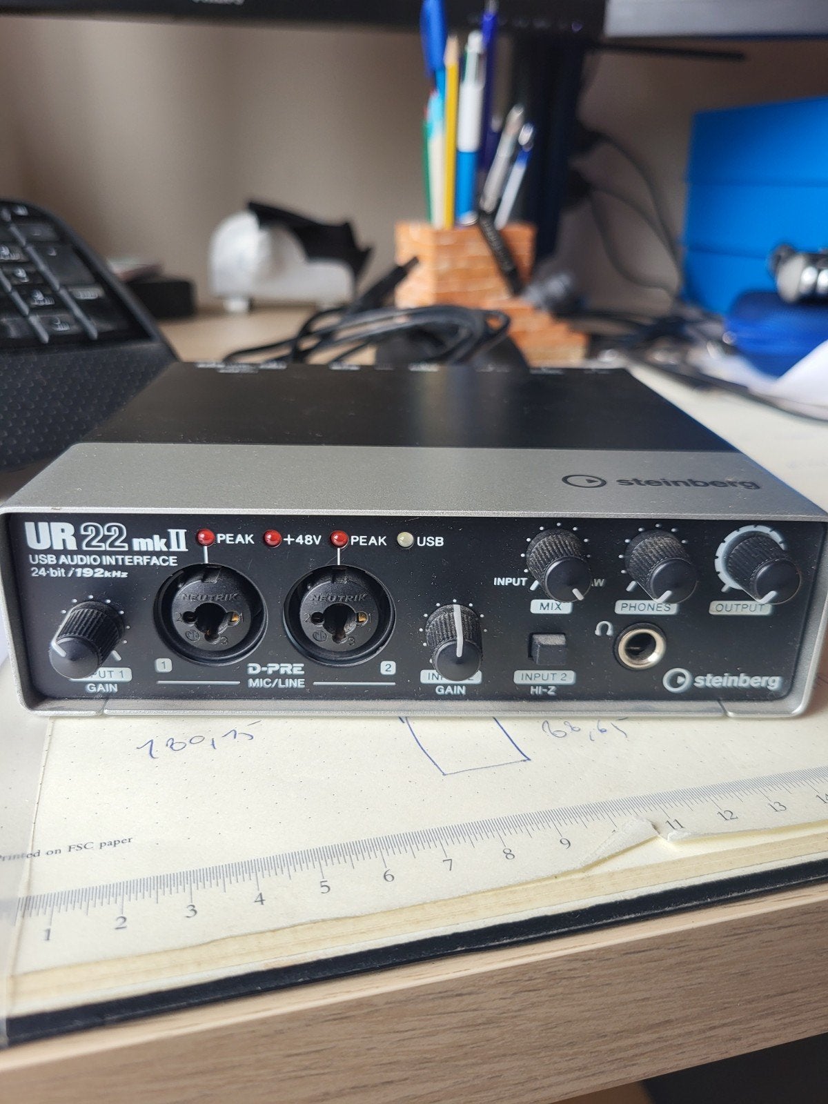 Steinberg ur22 mkii Usb audio interface, Ophalen