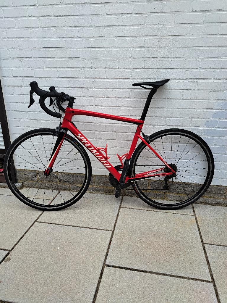 racefiets - Specialized Tarmac Expert 2018 - Maat 56, Fietsen en Brommers, Gebruikt, Carbon, Heren, 53 tot 57 cm