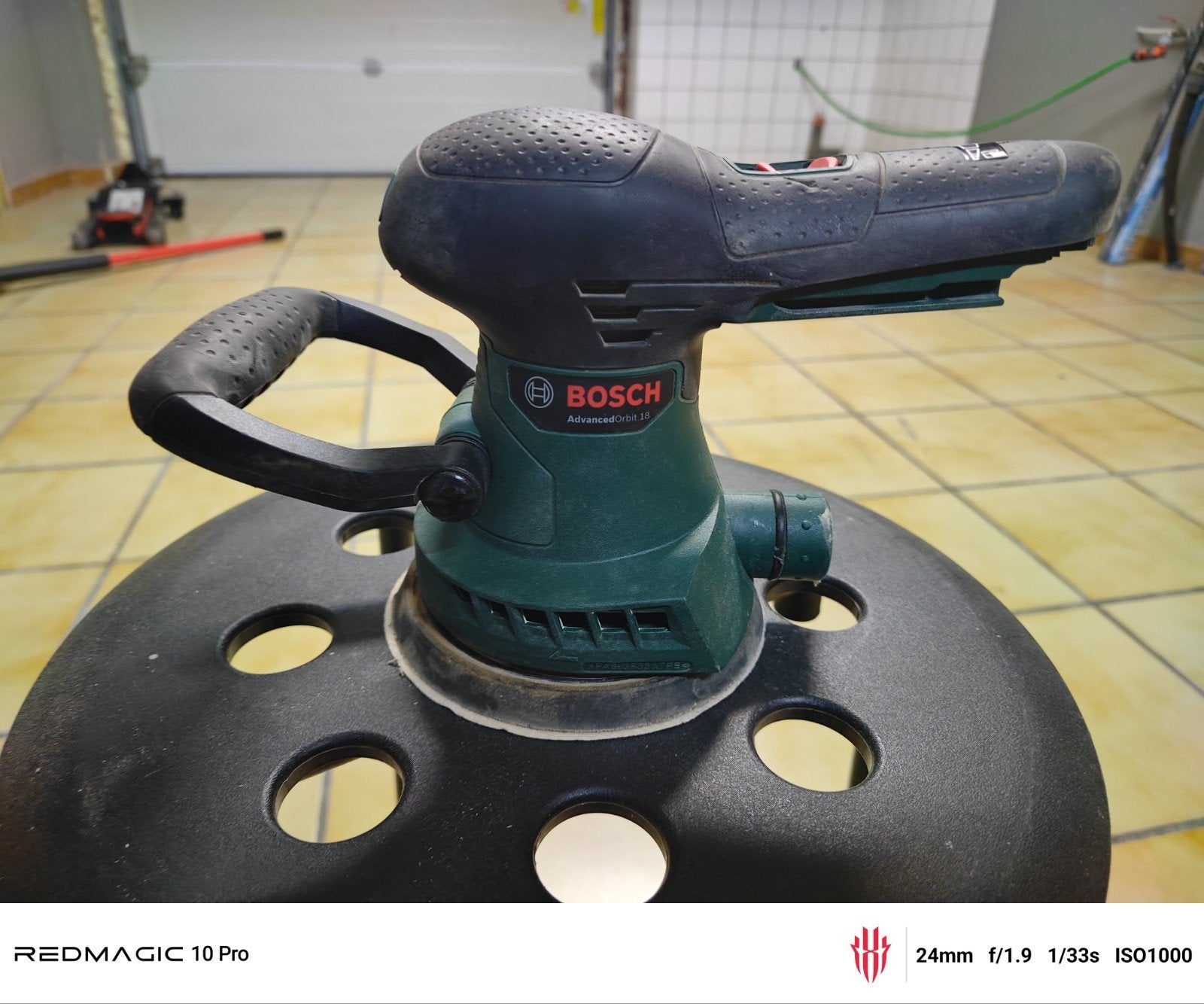 Bosch AdvancedOrbit 18 Accu schuurmachine, Doe-het-zelf en Bouw, Ophalen of Verzenden
