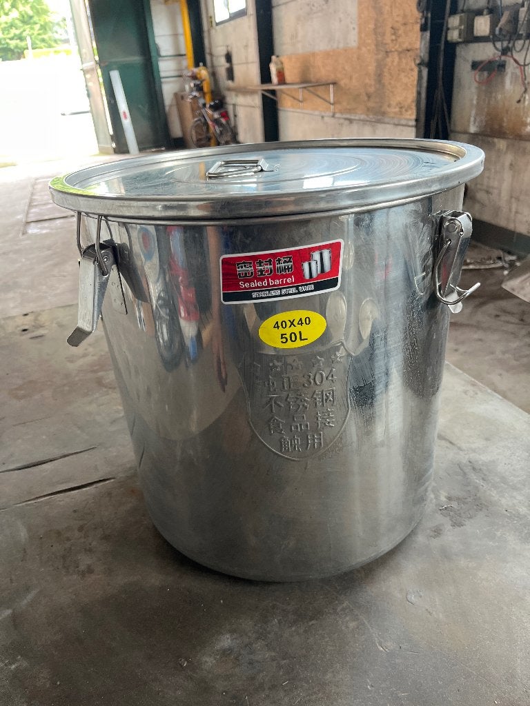 Ketel met deksel inox, Ophalen