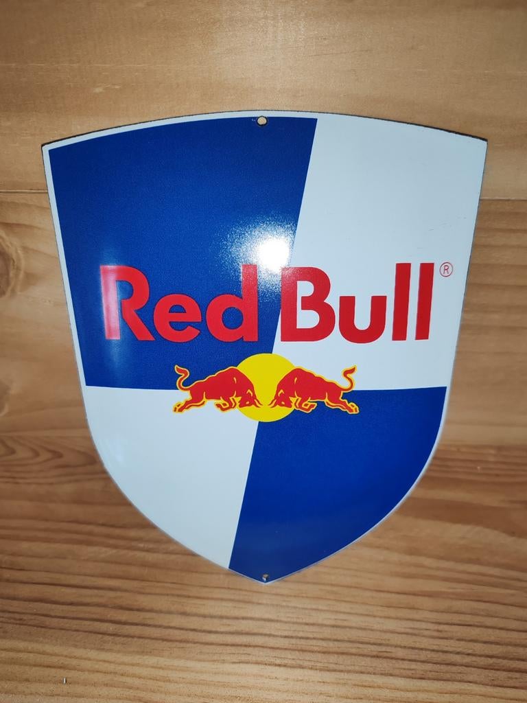 Plaque émaillée Red Bull, Enlèvement ou Envoi, Comme neuf, Panneau publicitaire