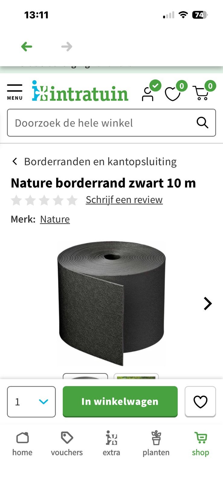 Borderrol, Tuin en Terras, Bielzen en Borduren, Ophalen, Zo goed als nieuw