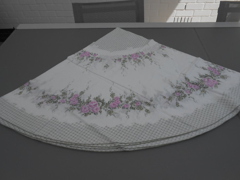 vintage rond tafelkleed, Tafelkleed, Ophalen of Verzenden, Rond
