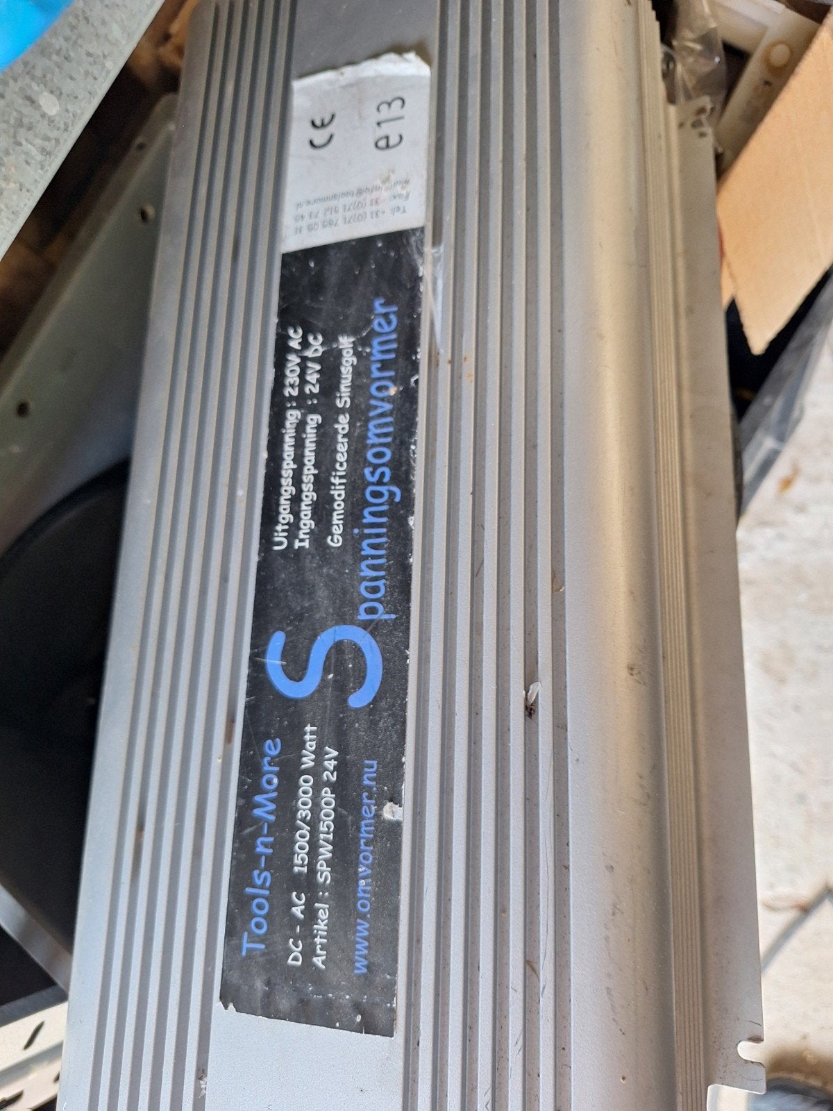 omvormer 24v, Ophalen, Gebruikt