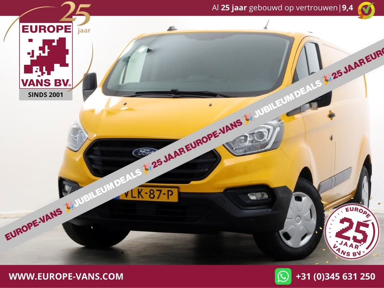 Ford Transit Custom 340 2.0 TDCI 130pk E6 L2H1 Trend Airco/T, Achat, Electronic Stability Program (ESP), Entreprise, Autres couleurs