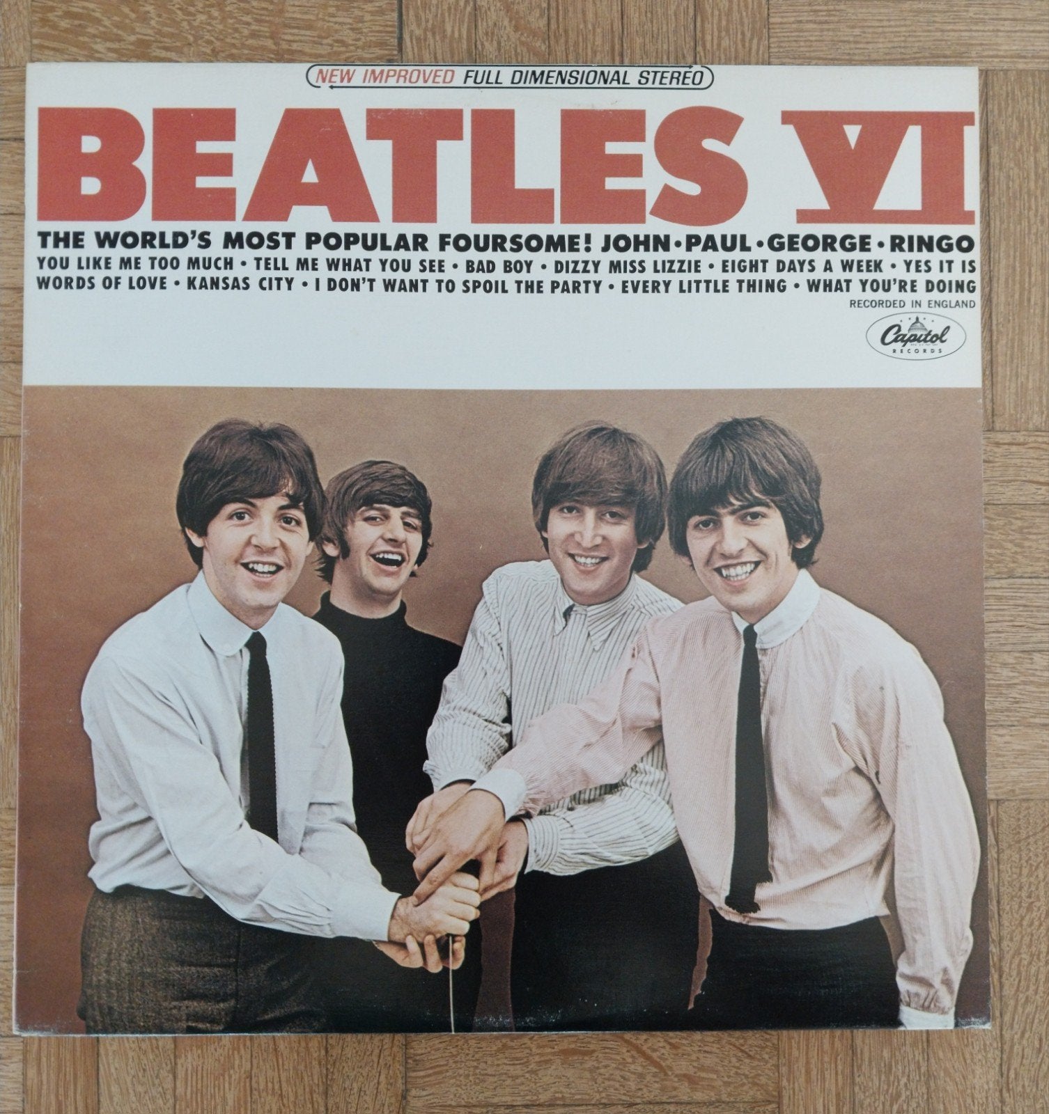 Beatles VI, Enlèvement ou Envoi