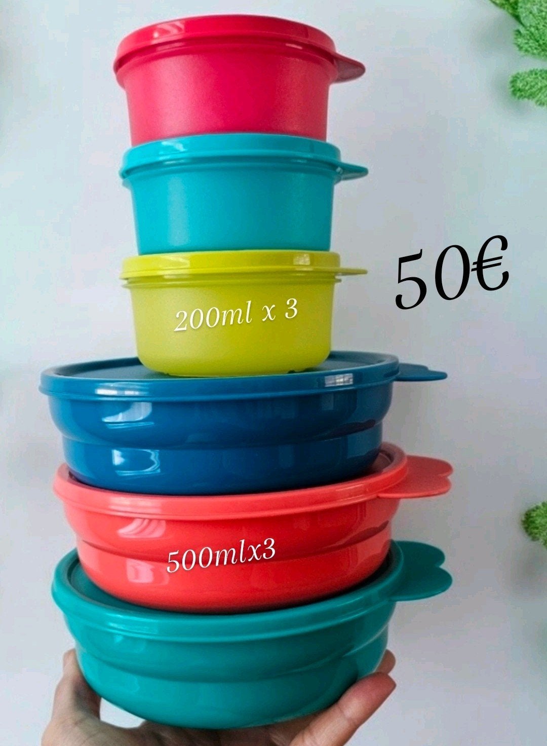 Tupperware set kommen, Ophalen of Verzenden