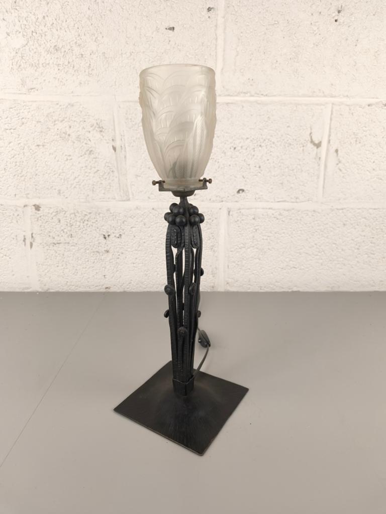 Art deco tafellamp Schneider, Antiquités & Art, Antiquités | Éclairage, Enlèvement ou Envoi