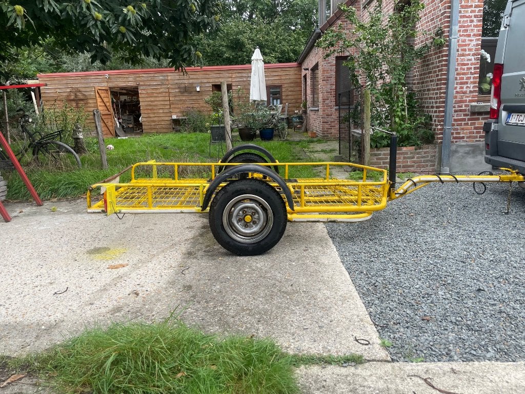Motoraanhanger, Ophalen, Gebruikt