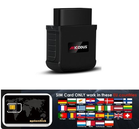 Mini traceur GPS OBD2 de voiture, suivi en temps réel