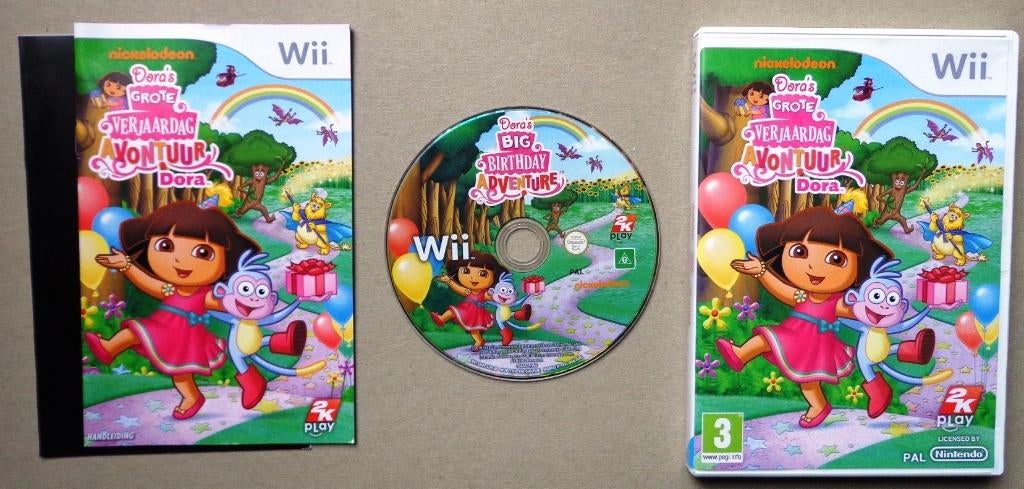 Dora's Grote Verjaardag Avontuur voor de Nintendo Wii, Ophalen of Verzenden, Zo goed als nieuw