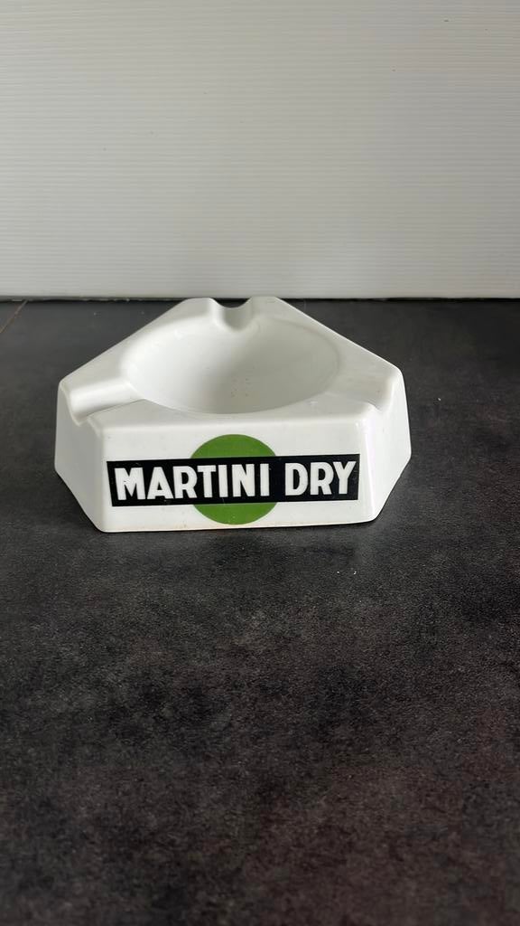 Vintage Martini asbak, Verzamelen, Ophalen, Zo goed als nieuw, Asbak