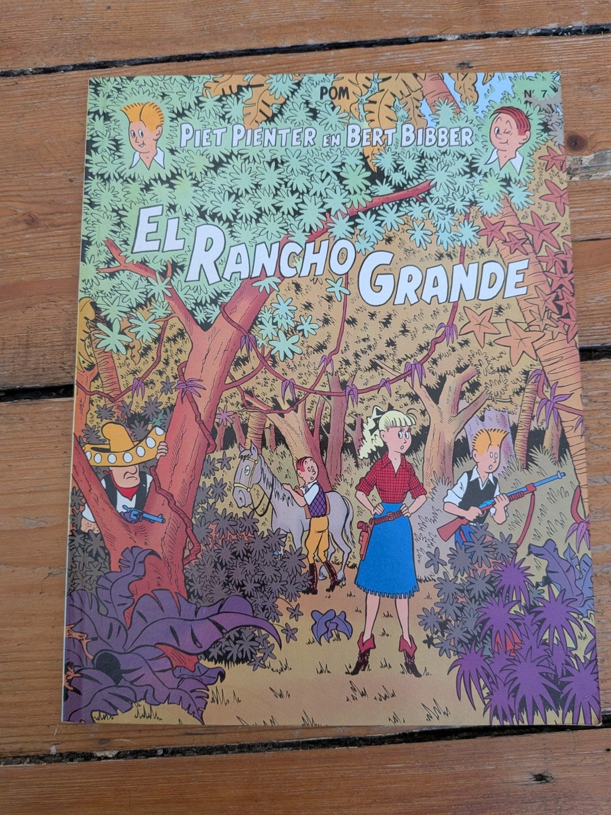 Piet Pienter en Bert Bibber - El Rancho Grande, Boeken, Eén stripboek, Ophalen of Verzenden, Zo goed als nieuw, POM