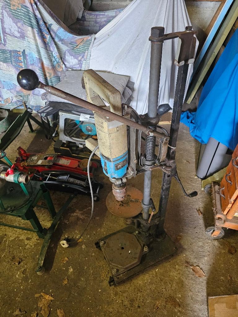 Kolomboor, Ophalen, Gebruikt, Kolomboormachine