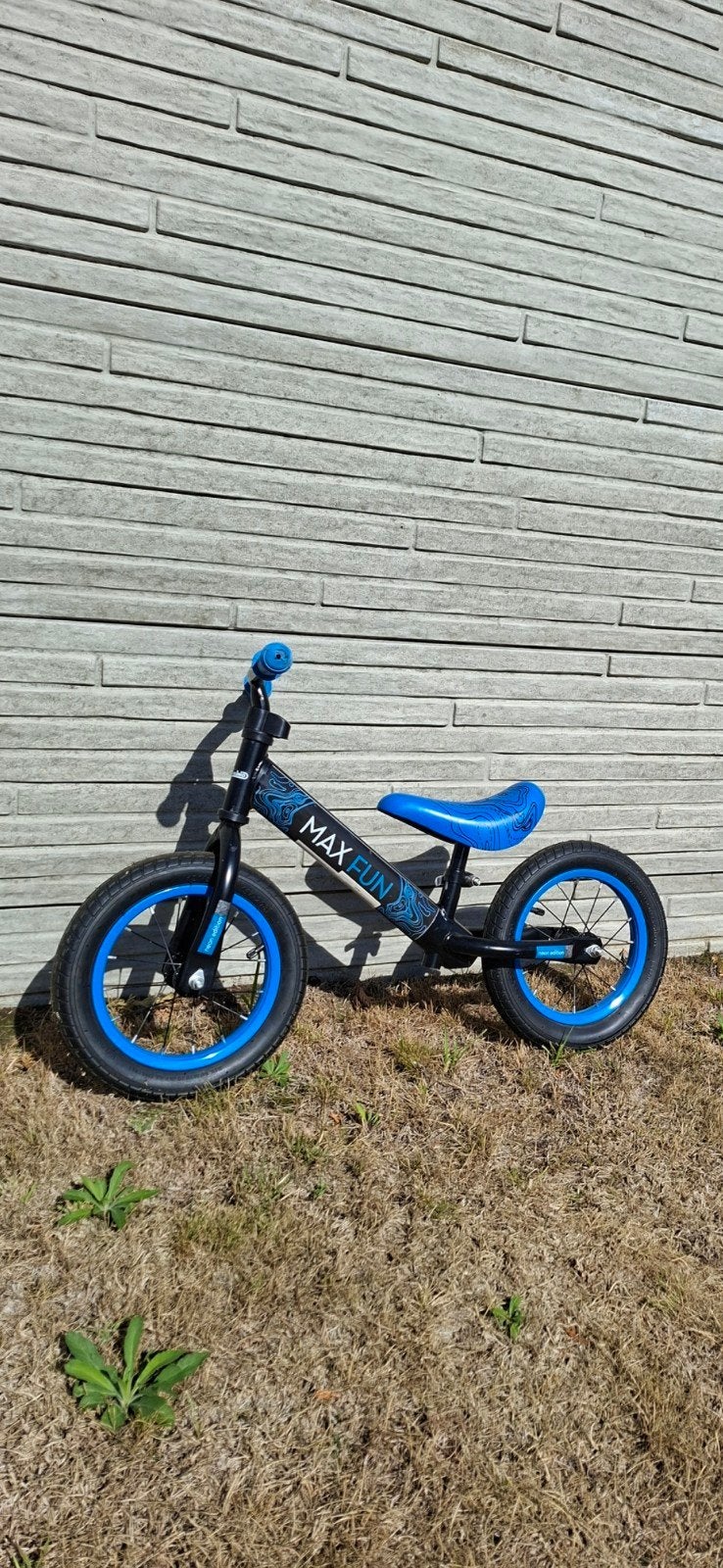 Nieuwe loopfiets!, Ophalen