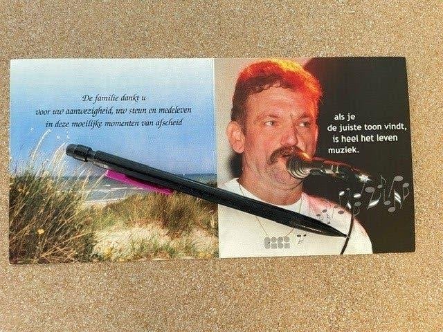 Gekende uitbater Dorpscafé "Derby" Dhr Eddy Terrière "BIBI", Enlèvement ou Envoi, Image pieuse