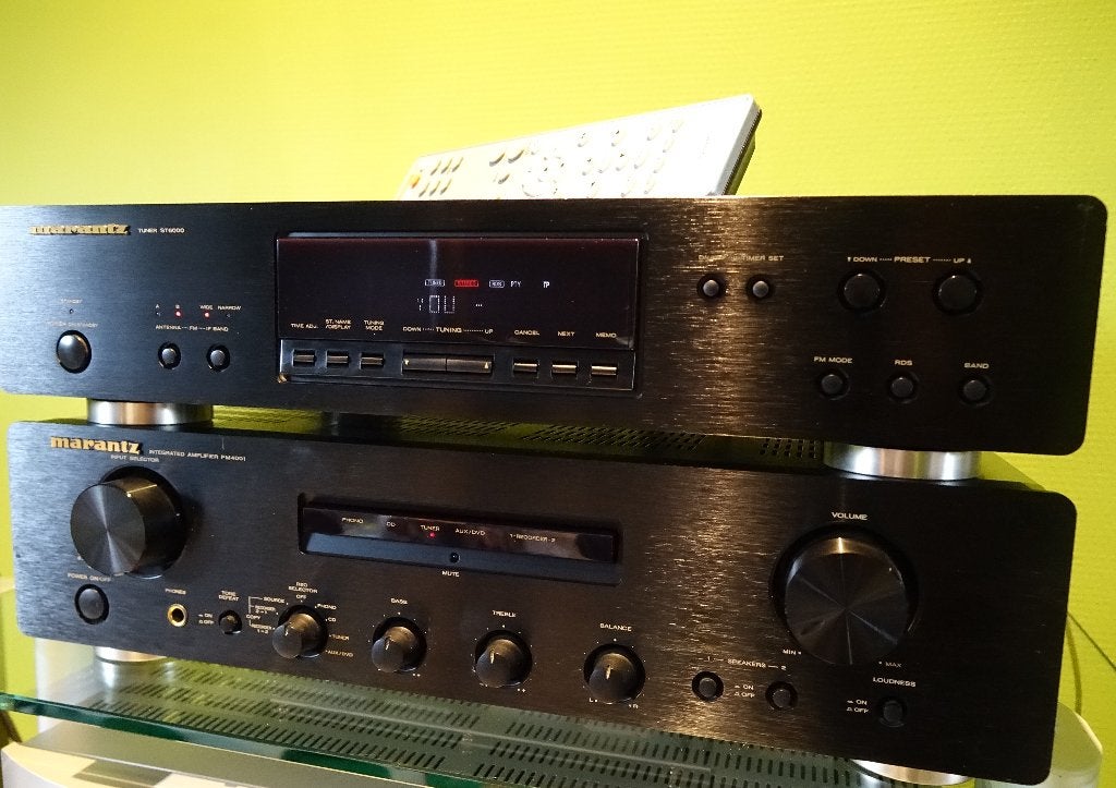Marantz ens. composé de PM4001+ST6000 Garantis 30 Jours, Marantz, Moins de 60 watts, Enlèvement ou Envoi, Comme neuf
