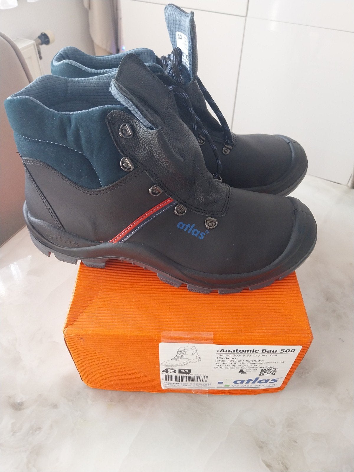 chaussures sécurité atlas, Doe-het-zelf en Bouw, Veiligheidskleding, Ophalen